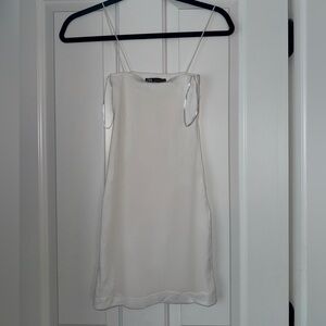White Bodycon Zara Mini Dress